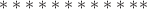 $************$