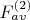 $F^{(2)}_{av}$