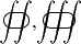 $\displaystyle\text{\Large\(\subset\)}\!\!\!\!\!\!\!\!\iint\!\!\!\!\!\!\!\!\text{\Large\(\supset\)},\text{\Large\(\subset\)}\!\!\!\!\!\!\!\!\!\iiint\!\!\!\!\!\!\!\!\!\text{\Large\(\supset\)}$