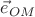 $\vec{e}_{OM}$