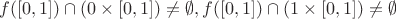$f([0,1])\cap({0}\times[0,1])\neq\emptyset,
f([0,1])\cap({1}\times[0,1])\neq\emptyset$