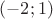 $(-2;1)$