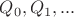 $Q_0, Q_1,...$
