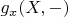 $g_x(X, -)$