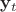 $\mathbf{y}_t$