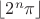 \lfloor 2^n \pi \rfloor