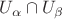 $U_\alpha\cap U_\beta$