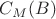 $C_{M}(B)$