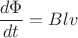 $\dfrac{d\Phi}{dt}=B l v$