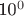 10^0