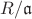 $R/\mathfrak a$