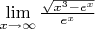 $\lim\limits_{x \to \infty} \frac{\sqrt{x^3-e^x}}{e^x}$