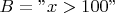 $B=