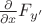 $\frac{\partial}{\partial x}F_{y'}$