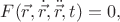 $F(\vec{r},\dot{\vec{r}},\ddot{\vec{r}},t)=0,$