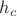 $h_{c}$