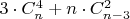 $3\cdot C_n^4+n\cdot C_{n-3}^2$