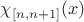 $\chi_{[n,n+1]}(x)$