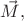 $\vec{M},$