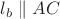 $l_b \parallel AC$