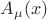 $A_\mu(x)$
