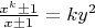 $\frac{x^k \pm 1}{x \pm 1} = ky^2$