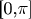 [0,\pi]