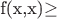 f(x,x)\ge