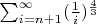 $\sum_{i=n+1}^{\infty} (\frac {1} {i})^\frac {4} {3}}$