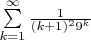 $\sum\limits_{k=1}^\infty\frac1{(k+1)^2 9^k}$