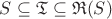 $S \subseteq \mathfrak{T} \subseteq \mathfrak{R}(S)$