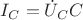 $I_C = \dot U_C C$