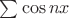 $\sum \cos nx$