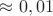 $\approx0,01$