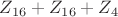 $Z_{16}+Z_{16}+Z_4$