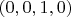 $(0, 0, 1, 0)$