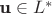 $\textbf u\in L^*$ $\textbf u\in L^*$