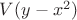 $V({y-x^2})$