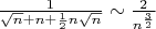 $\frac1{\sqrt n+n+\frac12n\sqrt n}\sim\frac2{n^{\frac32}}$