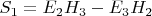 ${S_1} = {{{E_2}{H_3}} - {{E_3}{H_2}}}$