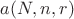 $a(N,n,r)$