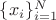 $\{x_i\}_{i=1}^{N}$