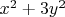 ${{x}^{2}}+3{{y}^{2}}$