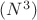$ О(N^3)$ $ О(N^3)$
