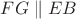 $FG\parallel EB$