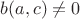 $b(a,c) \not=0$