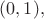 $(0,1),$
