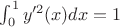 $\int_0^1 y'^2(x)dx=1$