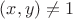 $(x,y)\neq1$ $(x,y)\neq1$