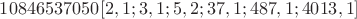 $10846537050 [2, 1; 3, 1; 5, 2; 37, 1; 487, 1; 4013, 1]$